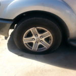 Flat tire Dodge Durango