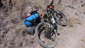 Packing gear Arizona Trail 300 mountain bike race